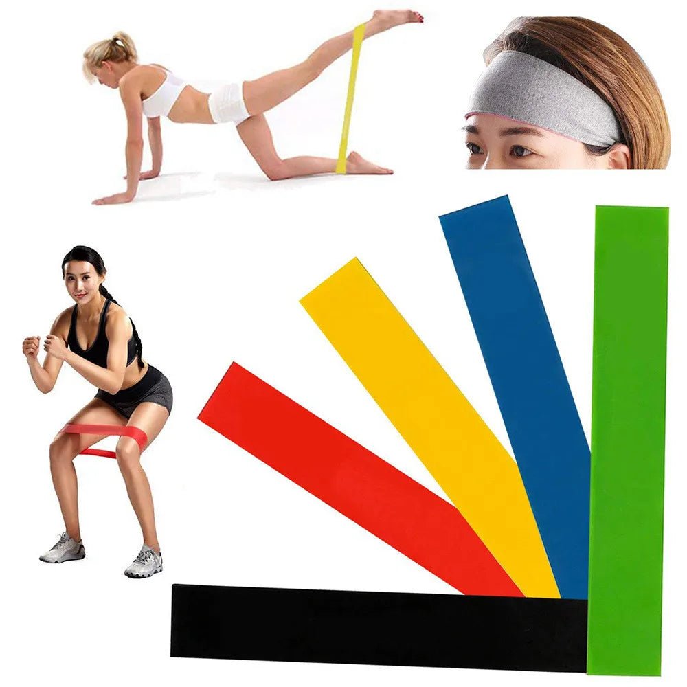 1 - 5Pcs Fitness Workout Equipment Rubber Resistance Bands Yoga Gym Elastic Gum Strength Pilates Crossfit Women Weight Sports - Lo Shop Desiderato - 1 - 5Pcs Fitness Workout Equipment Rubber Resistance Bands Yoga Gym Elastic Gum Strength Pilates Crossfit Women Weight Sports - Lo Shop Desiderato - 