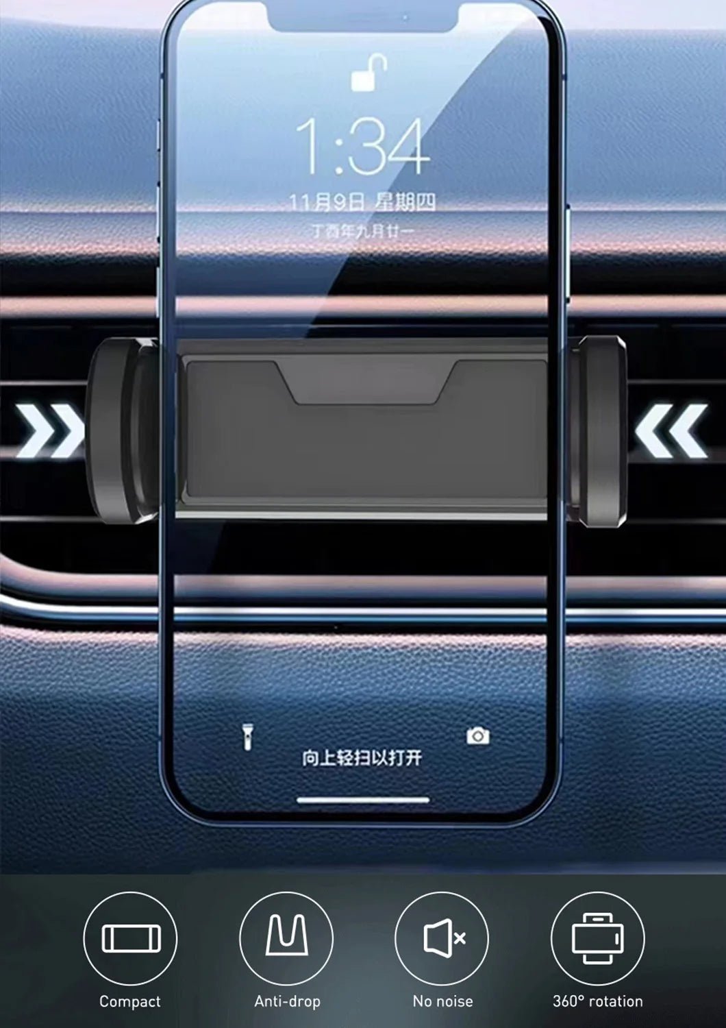2025NEW Car Phone Holder For Universal Mobile Phone Holder Stand Car Phone Stand For Car Air Outlet Mount Car Cell Phone Support - Lo Shop Desiderato - 2025NEW Car Phone Holder For Universal Mobile Phone Holder Stand Car Phone Stand For Car Air Outlet Mount Car Cell Phone Support - Lo Shop Desiderato - 