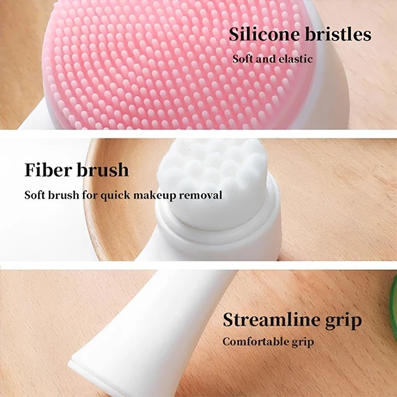 4Pcs Complete Facial Cleansing Kit Cleaner Brush Headband Wristband Hydrotherapy Exfoliating Tool for Blackhead Removal Skinca - Lo Shop Desiderato - 4Pcs Complete Facial Cleansing Kit Cleaner Brush Headband Wristband Hydrotherapy Exfoliating Tool for Blackhead Removal Skinca - Lo Shop Desiderato - 