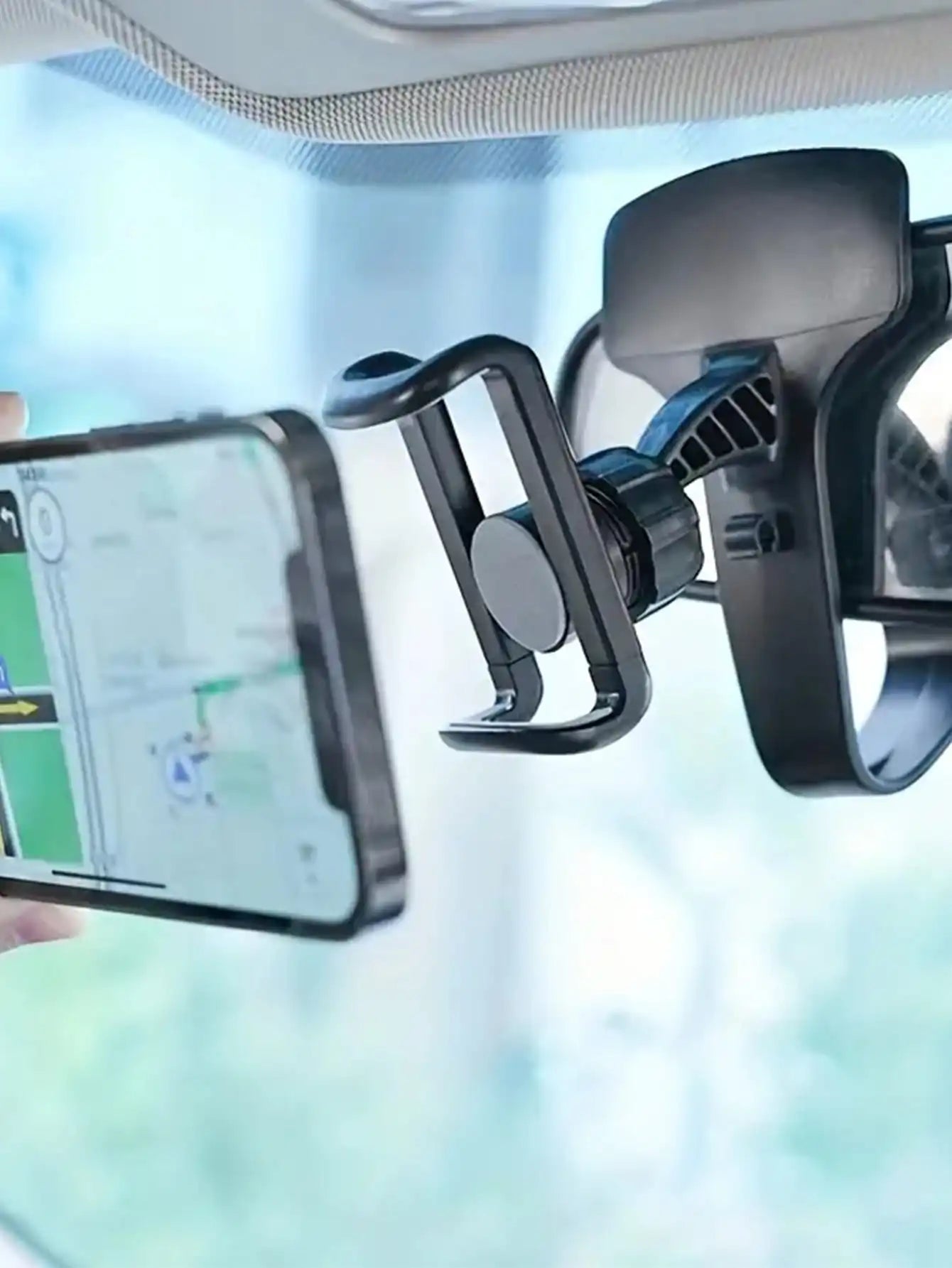 1pc  , this multifunctional car phone holder will maximize your phone experience!
