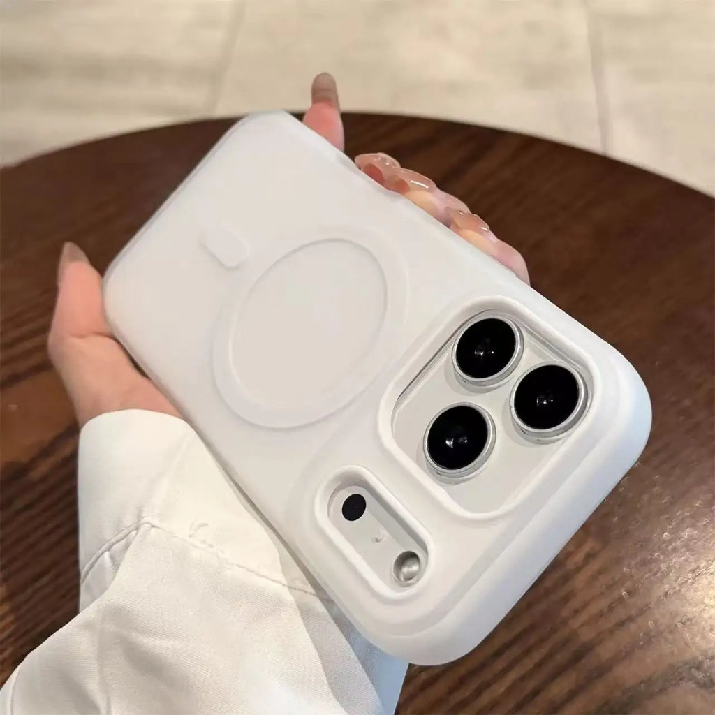 Luxury Candy Color 2 IN 1 Magnetic Case For iPhone 16 15 17 14 13 12 11 Pro Max Plus For Magsafe Wireless Charge shockproof Case