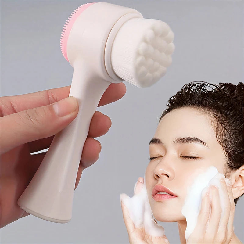 4Pcs Complete Facial Cleansing Kit Cleaner Brush Headband Wristband Hydrotherapy Exfoliating Tool for Blackhead Removal Skinca