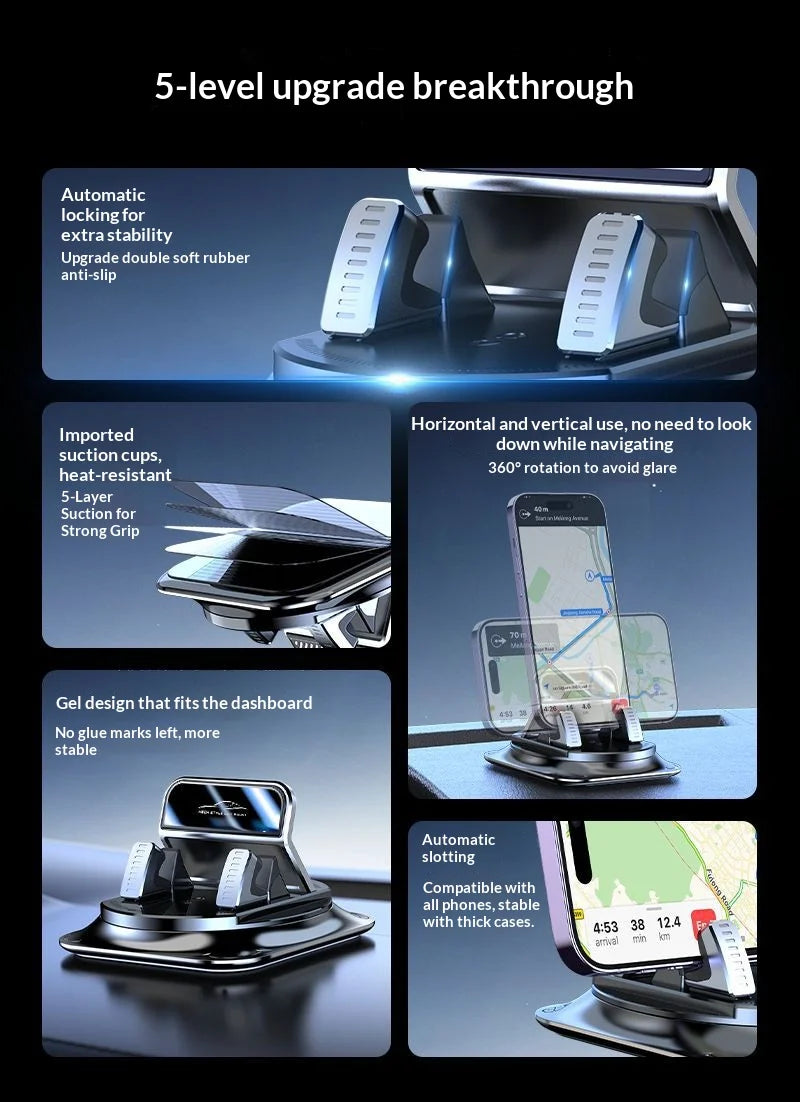 Model Car Phone Holder Specialized for Car Interior Central Console Navigation System  Dashboard Anti Slip Phone Support Bracket