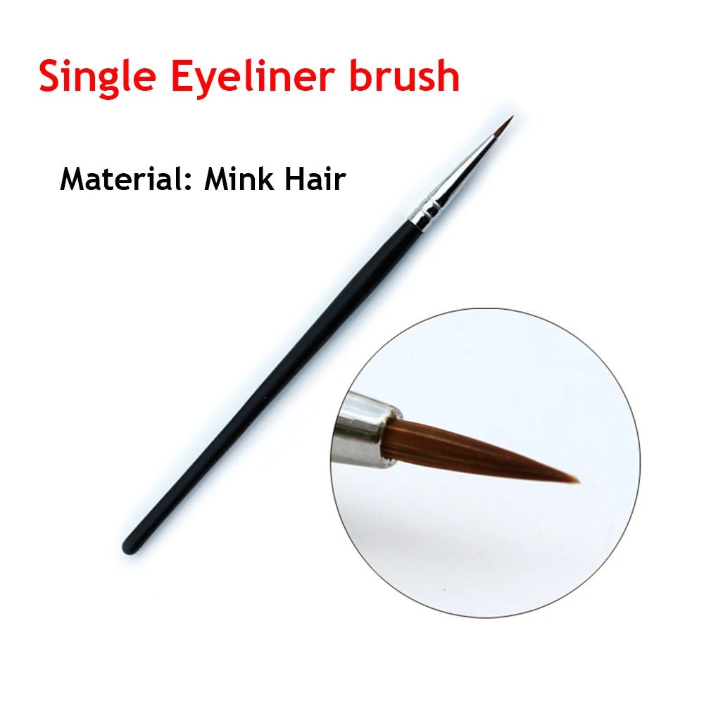 Beauty Makeup Brushes Fine Eyebrow Cream Brush Eyeliner Pen Black Eyeliner Brush Mink Hair - Lo Shop Desiderato - Beauty Makeup Brushes Fine Eyebrow Cream Brush Eyeliner Pen Black Eyeliner Brush Mink Hair - Lo Shop Desiderato - 