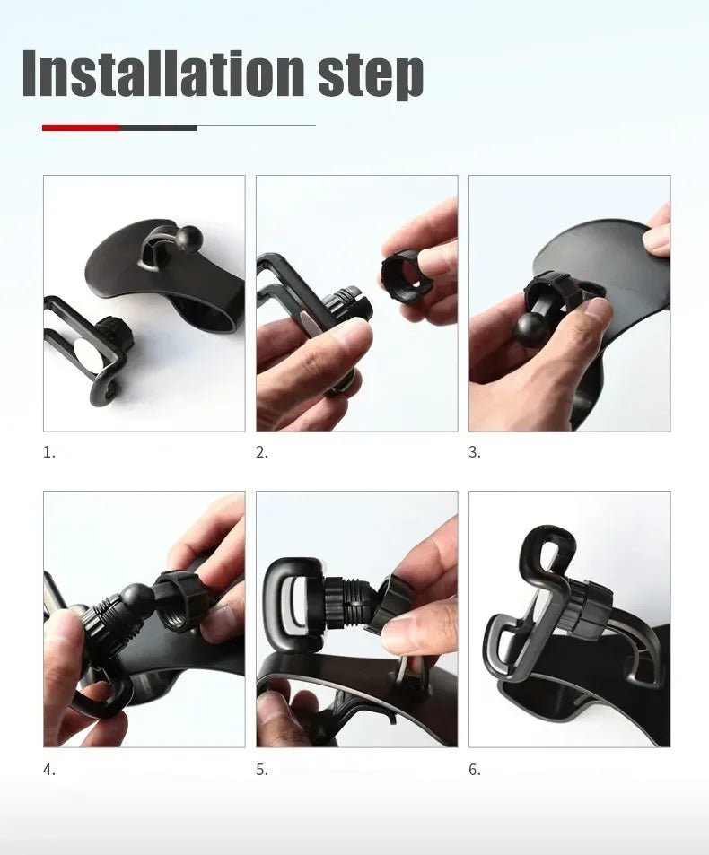 Car Mobile Phone Holder, 360 Degree Rotatable Cell Phone Stands, Car Rack Dashboard Support for Auto Grip, Fixed Bracket - Lo Shop Desiderato - Car Mobile Phone Holder, 360 Degree Rotatable Cell Phone Stands, Car Rack Dashboard Support for Auto Grip, Fixed Bracket - Lo Shop Desiderato - 