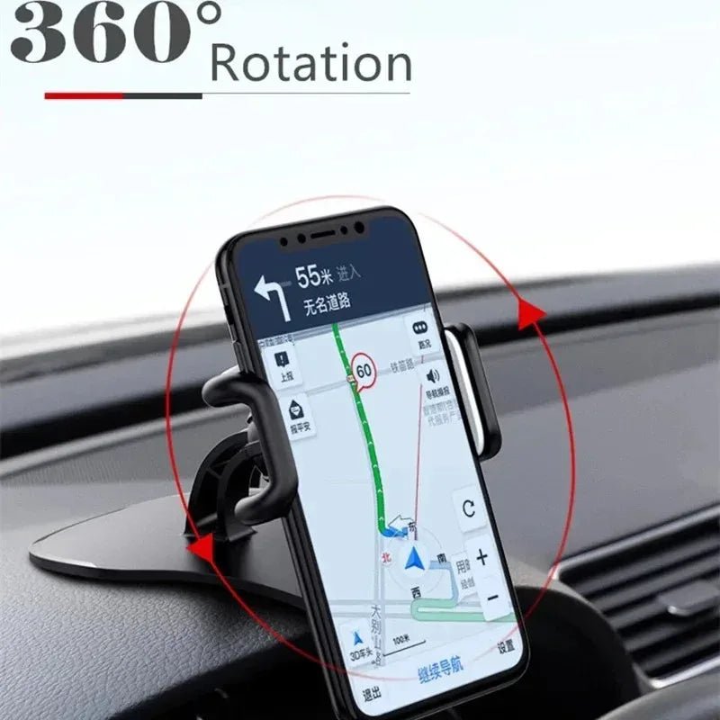 Car Mobile Phone Holder, 360 Degree Rotatable Cell Phone Stands, Car Rack Dashboard Support for Auto Grip, Fixed Bracket - Lo Shop Desiderato - Car Mobile Phone Holder, 360 Degree Rotatable Cell Phone Stands, Car Rack Dashboard Support for Auto Grip, Fixed Bracket - Lo Shop Desiderato - 