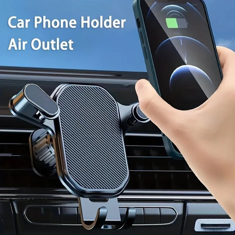 Car Phone Holder Car Air Vent Clip Mount Mobile Cell Stand Smartphone GPS Support For 4.7 - 6.7 Inch Mobile Devices - Lo Shop Desiderato - Car Phone Holder Car Air Vent Clip Mount Mobile Cell Stand Smartphone GPS Support For 4.7 - 6.7 Inch Mobile Devices - Lo Shop Desiderato - 