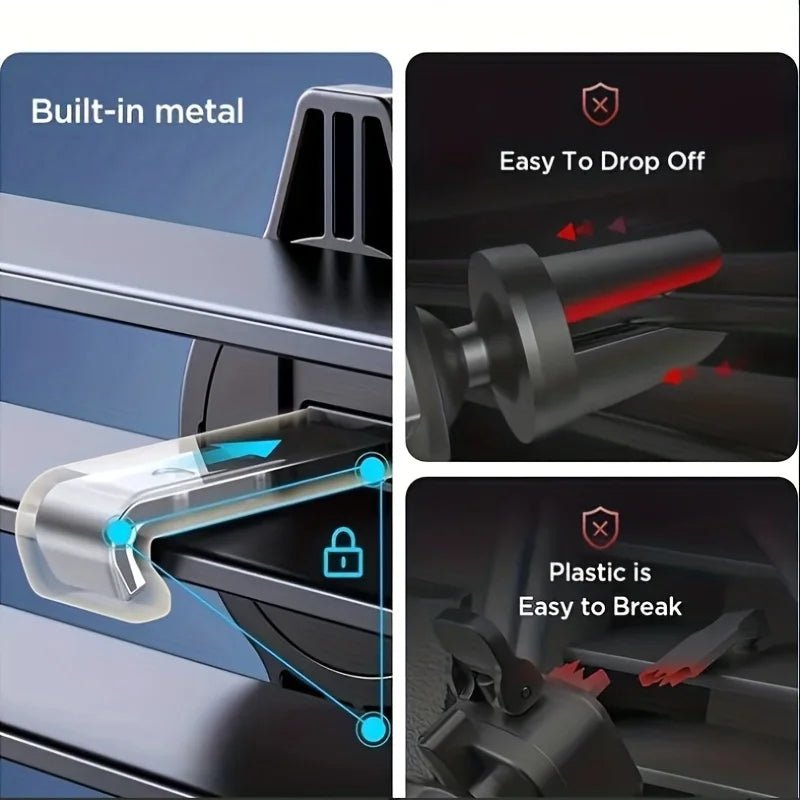 Car Phone Holder Car Air Vent Clip Mount Mobile Cell Stand Smartphone GPS Support For 4.7 - 6.7 Inch Mobile Devices - Lo Shop Desiderato - Car Phone Holder Car Air Vent Clip Mount Mobile Cell Stand Smartphone GPS Support For 4.7 - 6.7 Inch Mobile Devices - Lo Shop Desiderato - 
