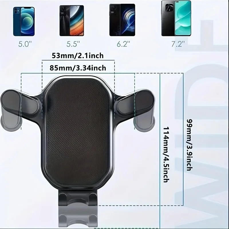 Car Phone Holder Car Air Vent Clip Mount Mobile Cell Stand Smartphone GPS Support For 4.7 - 6.7 Inch Mobile Devices - Lo Shop Desiderato - Car Phone Holder Car Air Vent Clip Mount Mobile Cell Stand Smartphone GPS Support For 4.7 - 6.7 Inch Mobile Devices - Lo Shop Desiderato - 