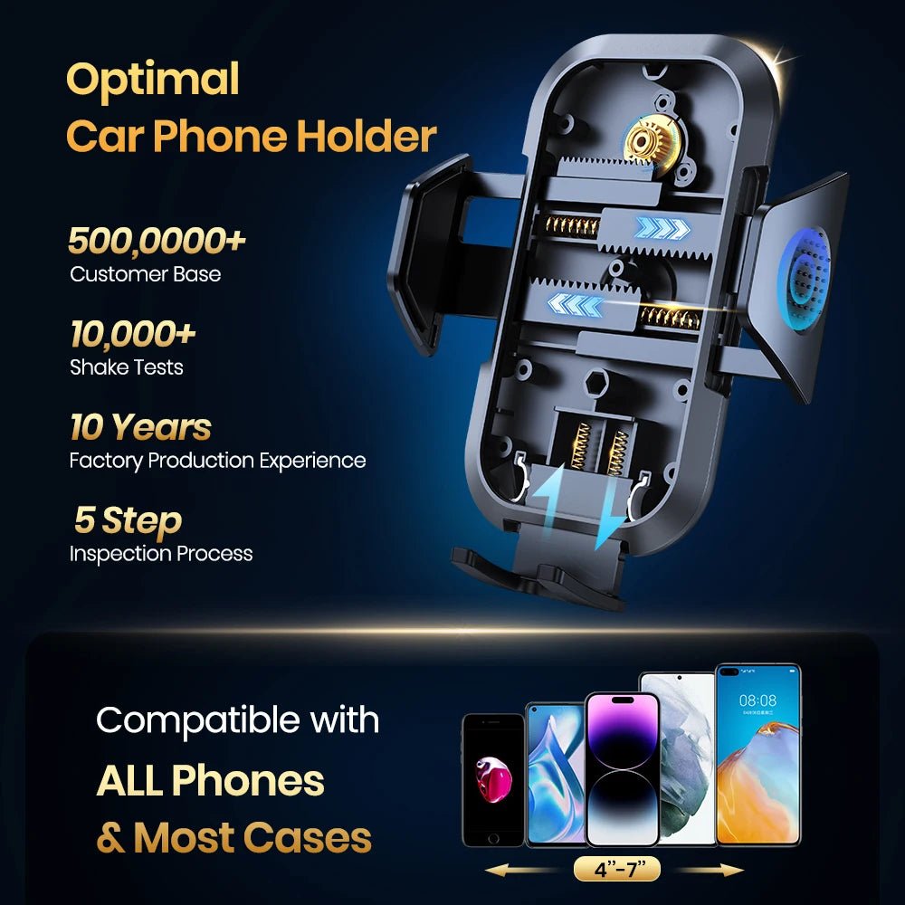 Car Phone Holder Mount,TOPK Upgrade Auto Locking Universal Phone Stand Holder with Hook Clip for Car Air Vent for iPhone Samsun - Lo Shop Desiderato - Car Phone Holder Mount,TOPK Upgrade Auto Locking Universal Phone Stand Holder with Hook Clip for Car Air Vent for iPhone Samsun - Lo Shop Desiderato - 