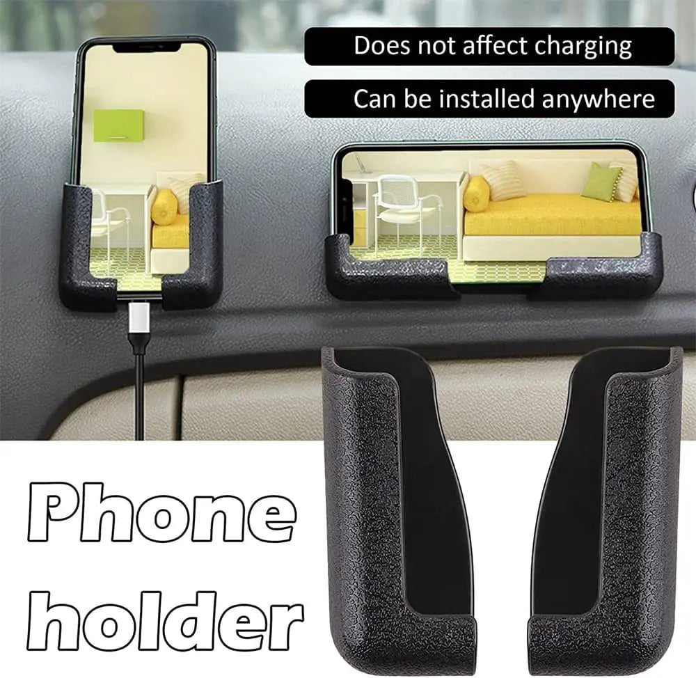 Car Phone Holder Multifunctional Auto Mobile Phone Stand Mount Bracket Cell Phone Holder for Car Wall Hooks Hanger Support - Lo Shop Desiderato - Car Phone Holder Multifunctional Auto Mobile Phone Stand Mount Bracket Cell Phone Holder for Car Wall Hooks Hanger Support - Lo Shop Desiderato - 
