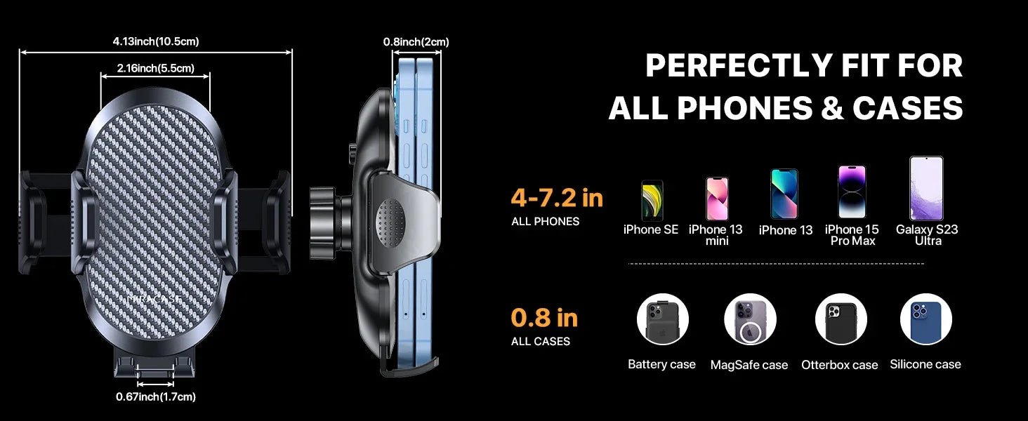 Car Phone Holder Phone Holders for Your Car with Metal Hook Clip Air Vent Cell Phone Stand Car Mount Universal - Lo Shop Desiderato - Car Phone Holder Phone Holders for Your Car with Metal Hook Clip Air Vent Cell Phone Stand Car Mount Universal - Lo Shop Desiderato - 