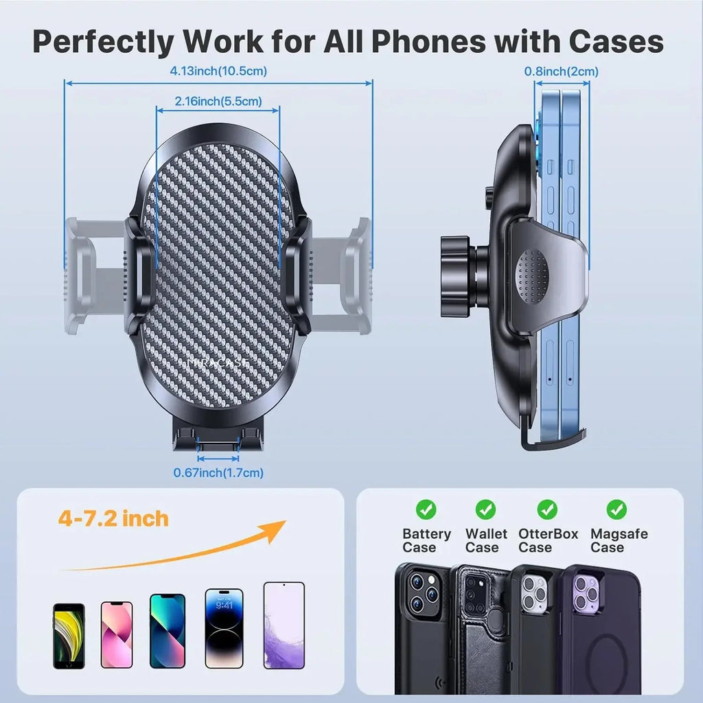 Car Phone Holder Phone Holders for Your Car with Metal Hook Clip Air Vent Cell Phone Stand Car Mount Universal - Lo Shop Desiderato - Car Phone Holder Phone Holders for Your Car with Metal Hook Clip Air Vent Cell Phone Stand Car Mount Universal - Lo Shop Desiderato - 