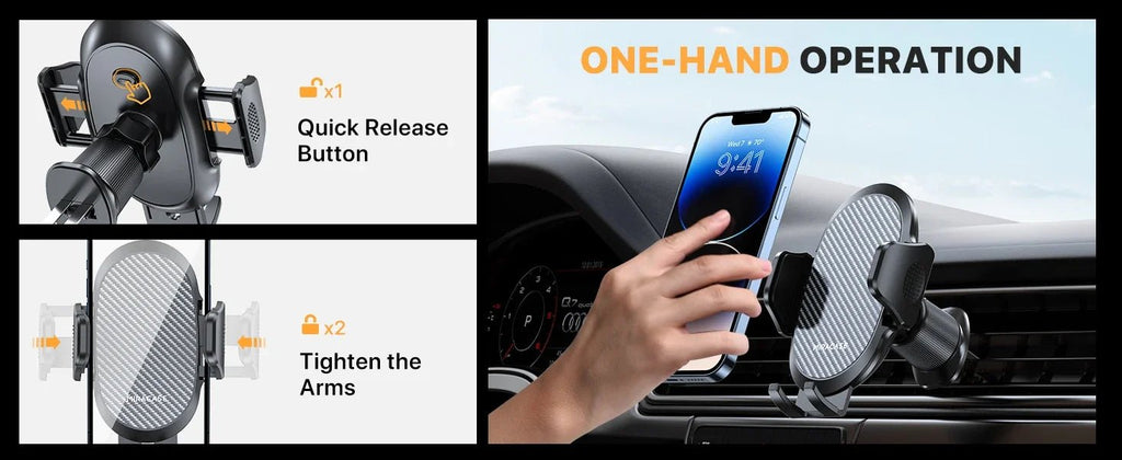 Car Phone Holder Phone Holders for Your Car with Metal Hook Clip Air Vent Cell Phone Stand Car Mount Universal - Lo Shop Desiderato - Car Phone Holder Phone Holders for Your Car with Metal Hook Clip Air Vent Cell Phone Stand Car Mount Universal - Lo Shop Desiderato - 