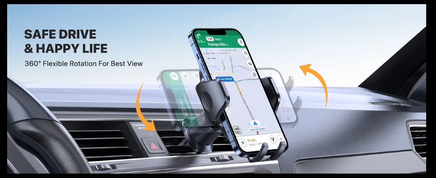Car Phone Holder Phone Holders for Your Car with Metal Hook Clip Air Vent Cell Phone Stand Car Mount Universal - Lo Shop Desiderato - Car Phone Holder Phone Holders for Your Car with Metal Hook Clip Air Vent Cell Phone Stand Car Mount Universal - Lo Shop Desiderato - 