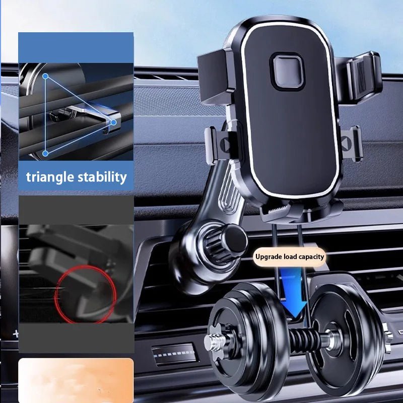Car Phone Holder [Wider Clamp & Metal Hook] Car Phone Mount [Thick Cases Friendly] Air Vent Clip Cell Phone Holder for All - Lo Shop Desiderato - Car Phone Holder [Wider Clamp & Metal Hook] Car Phone Mount [Thick Cases Friendly] Air Vent Clip Cell Phone Holder for All - Lo Shop Desiderato - 