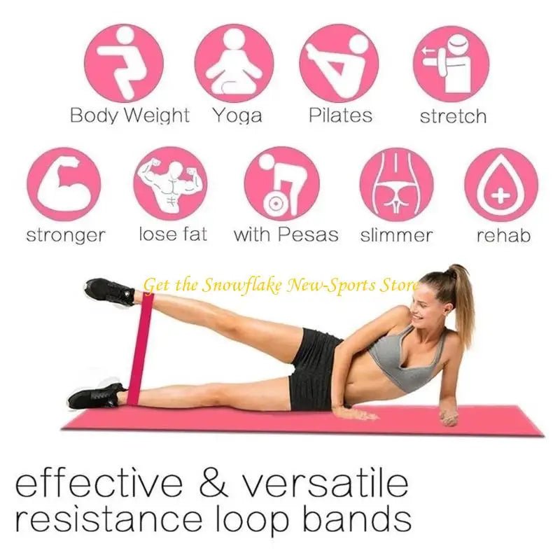 E56D Exercise Bands Resistance Bands Workout Bands Elastic Fitness Bands for Woman - Lo Shop Desiderato - E56D Exercise Bands Resistance Bands Workout Bands Elastic Fitness Bands for Woman - Lo Shop Desiderato - 