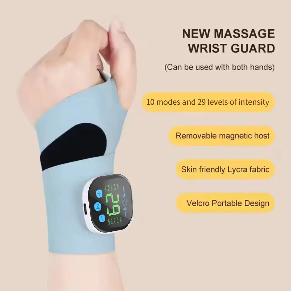 Electric Massage Adjustable Strength Muscle Relaxation Intelligent Wrist Brace Wrist Massager - Lo Shop Desiderato - Electric Massage Adjustable Strength Muscle Relaxation Intelligent Wrist Brace Wrist Massager - Lo Shop Desiderato - 