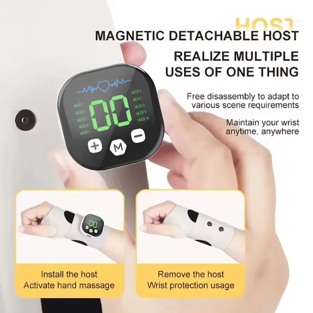 Electric Massage Adjustable Strength Muscle Relaxation Intelligent Wrist Brace Wrist Massager - Lo Shop Desiderato - Electric Massage Adjustable Strength Muscle Relaxation Intelligent Wrist Brace Wrist Massager - Lo Shop Desiderato - 