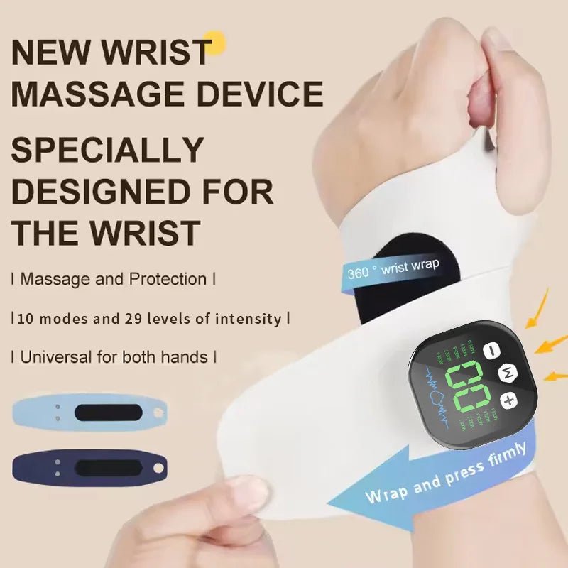 Electric Massage Adjustable Strength Muscle Relaxation Intelligent Wrist Brace Wrist Massager - Lo Shop Desiderato - Electric Massage Adjustable Strength Muscle Relaxation Intelligent Wrist Brace Wrist Massager - Lo Shop Desiderato - 
