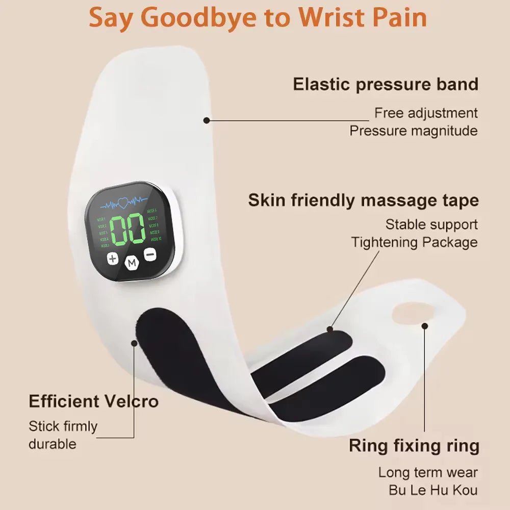 Electric Massage Adjustable Strength Muscle Relaxation Intelligent Wrist Brace Wrist Massager - Lo Shop Desiderato - Electric Massage Adjustable Strength Muscle Relaxation Intelligent Wrist Brace Wrist Massager - Lo Shop Desiderato - 