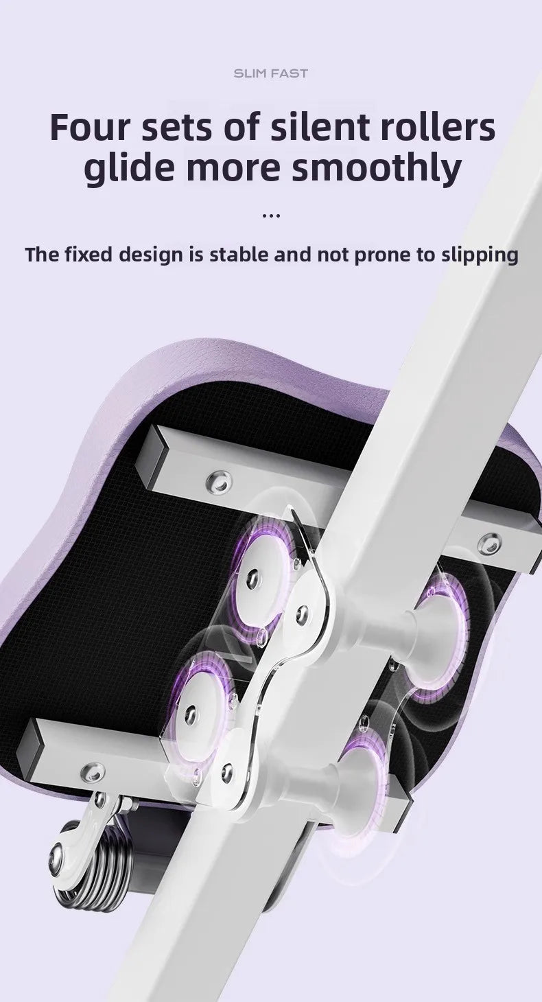 Fitness Body Shaping Machine Multifunctional Home Gym Abdominal Waist Trainer Knee - Friendly Sliding Rail for Core & Leg Workout - Lo Shop Desiderato - Fitness Body Shaping Machine Multifunctional Home Gym Abdominal Waist Trainer Knee - Friendly Sliding Rail for Core & Leg Workout - Lo Shop Desiderato - 