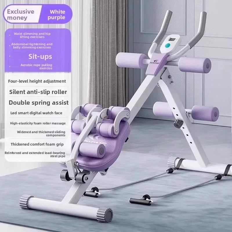 Fitness Body Shaping Machine Multifunctional Home Gym Abdominal Waist Trainer Knee - Friendly Sliding Rail for Core & Leg Workout - Lo Shop Desiderato - Fitness Body Shaping Machine Multifunctional Home Gym Abdominal Waist Trainer Knee - Friendly Sliding Rail for Core & Leg Workout - Lo Shop Desiderato - 