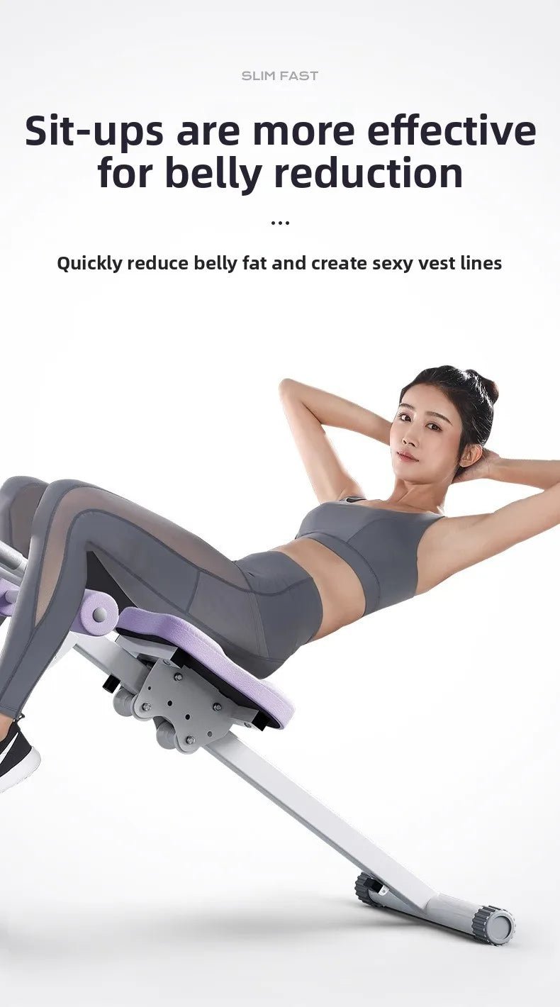 Fitness Body Shaping Machine Multifunctional Home Gym Abdominal Waist Trainer Knee - Friendly Sliding Rail for Core & Leg Workout - Lo Shop Desiderato - Fitness Body Shaping Machine Multifunctional Home Gym Abdominal Waist Trainer Knee - Friendly Sliding Rail for Core & Leg Workout - Lo Shop Desiderato - 