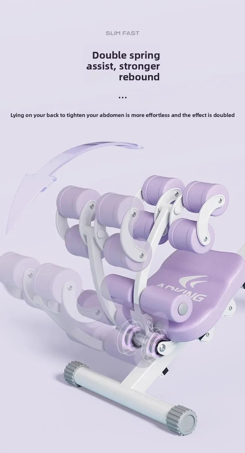 Fitness Body Shaping Machine Multifunctional Home Gym Abdominal Waist Trainer Knee - Friendly Sliding Rail for Core & Leg Workout - Lo Shop Desiderato - Fitness Body Shaping Machine Multifunctional Home Gym Abdominal Waist Trainer Knee - Friendly Sliding Rail for Core & Leg Workout - Lo Shop Desiderato - 