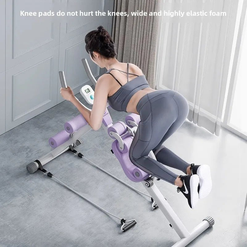 Fitness Body Shaping Machine Multifunctional Home Gym Abdominal Waist Trainer Knee - Friendly Sliding Rail for Core & Leg Workout - Lo Shop Desiderato - Fitness Body Shaping Machine Multifunctional Home Gym Abdominal Waist Trainer Knee - Friendly Sliding Rail for Core & Leg Workout - Lo Shop Desiderato - 