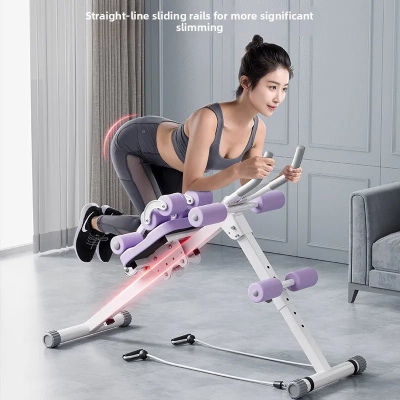 Fitness Body Shaping Machine Multifunctional Home Gym Abdominal Waist Trainer Knee - Friendly Sliding Rail for Core & Leg Workout - Lo Shop Desiderato - Fitness Body Shaping Machine Multifunctional Home Gym Abdominal Waist Trainer Knee - Friendly Sliding Rail for Core & Leg Workout - Lo Shop Desiderato - 