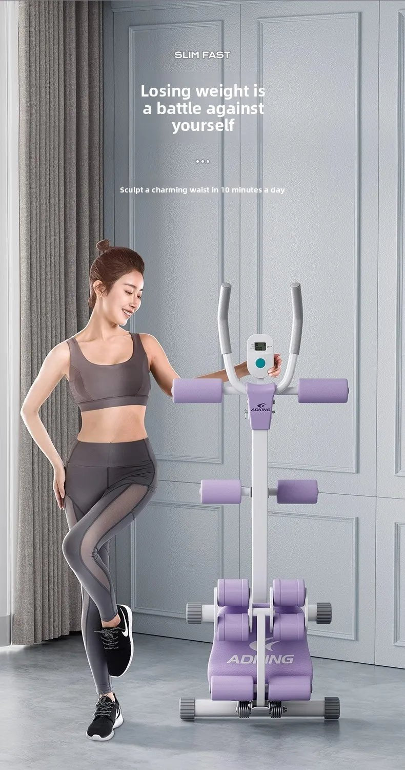 Fitness Body Shaping Machine Multifunctional Home Gym Abdominal Waist Trainer Knee - Friendly Sliding Rail for Core & Leg Workout - Lo Shop Desiderato - Fitness Body Shaping Machine Multifunctional Home Gym Abdominal Waist Trainer Knee - Friendly Sliding Rail for Core & Leg Workout - Lo Shop Desiderato - 