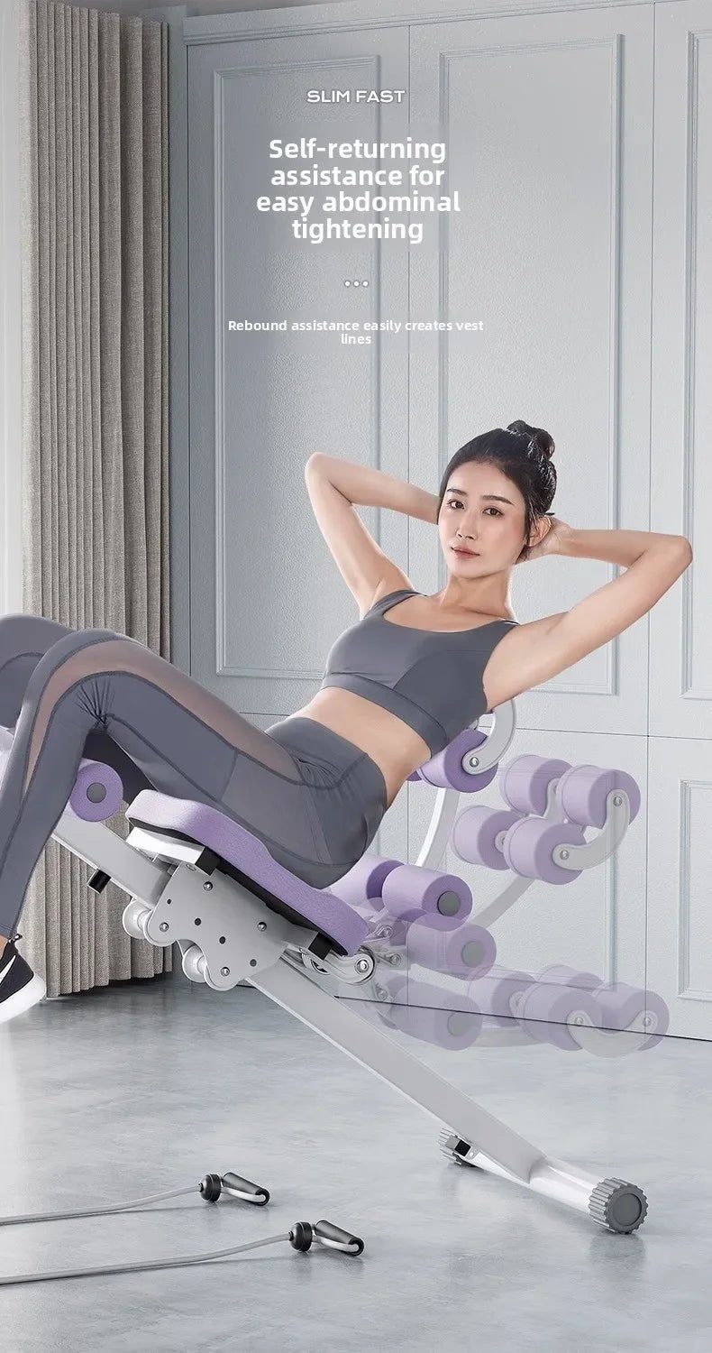 Fitness Body Shaping Machine Multifunctional Home Gym Abdominal Waist Trainer Knee - Friendly Sliding Rail for Core & Leg Workout - Lo Shop Desiderato - Fitness Body Shaping Machine Multifunctional Home Gym Abdominal Waist Trainer Knee - Friendly Sliding Rail for Core & Leg Workout - Lo Shop Desiderato - 