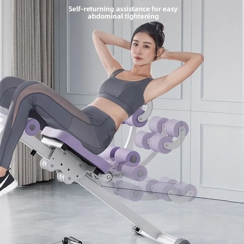 Fitness Body Shaping Machine Multifunctional Home Gym Abdominal Waist Trainer Knee - Friendly Sliding Rail for Core & Leg Workout - Lo Shop Desiderato - Fitness Body Shaping Machine Multifunctional Home Gym Abdominal Waist Trainer Knee - Friendly Sliding Rail for Core & Leg Workout - Lo Shop Desiderato - 