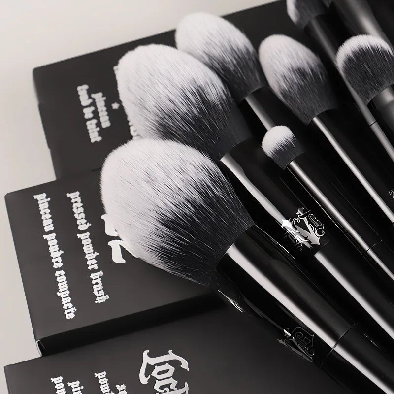 KVD Makeup Brushes Series Blusher Powder Foundation Concealer Eye Shadow Blending Cosmetic Beauty Soft Brush Tools Maquiagem - Lo Shop Desiderato - KVD Makeup Brushes Series Blusher Powder Foundation Concealer Eye Shadow Blending Cosmetic Beauty Soft Brush Tools Maquiagem - Lo Shop Desiderato - 