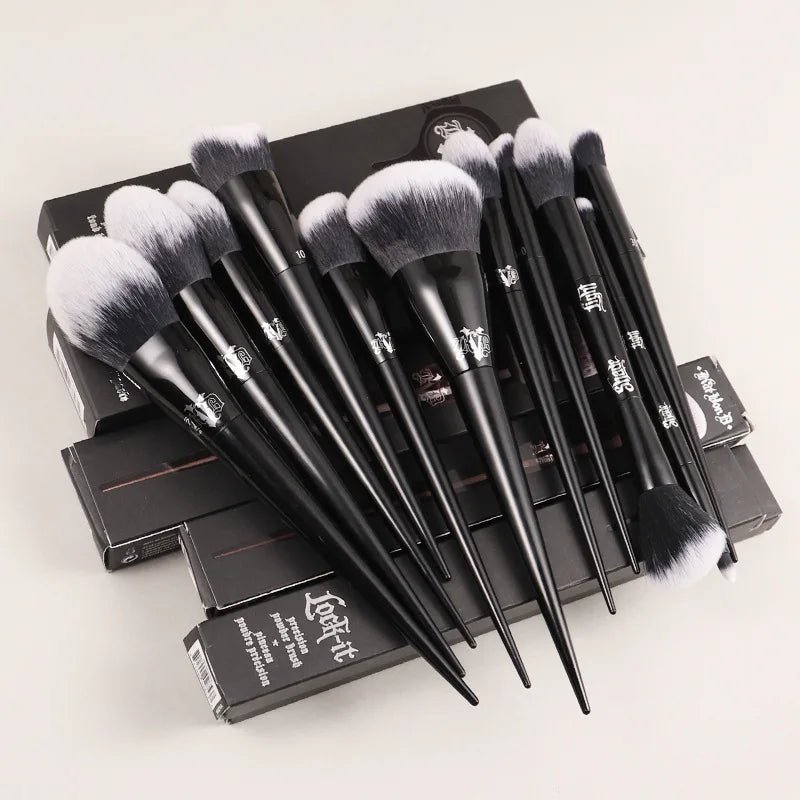 KVD Makeup Brushes Series Blusher Powder Foundation Concealer Eye Shadow Blending Cosmetic Beauty Soft Brush Tools Maquiagem - Lo Shop Desiderato - KVD Makeup Brushes Series Blusher Powder Foundation Concealer Eye Shadow Blending Cosmetic Beauty Soft Brush Tools Maquiagem - Lo Shop Desiderato - 