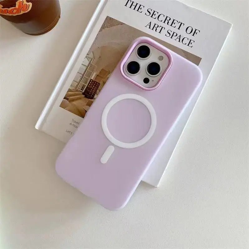 Luxury Candy Color 2 IN 1 Magnetic Case For iPhone 16 15 17 14 13 12 11 Pro Max Plus For Magsafe Wireless Charge shockproof Case - Lo Shop Desiderato - Luxury Candy Color 2 IN 1 Magnetic Case For iPhone 16 15 17 14 13 12 11 Pro Max Plus For Magsafe Wireless Charge shockproof Case - Lo Shop Desiderato - 