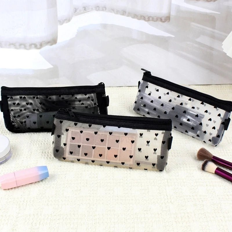 Makeup Brush Travel Case Cosmetic Toiletry Bag Organizer for Men Women Beauty Tools Mesh Kit Pouch Wash Storage Accessories - Lo Shop Desiderato - Makeup Brush Travel Case Cosmetic Toiletry Bag Organizer for Men Women Beauty Tools Mesh Kit Pouch Wash Storage Accessories - Lo Shop Desiderato - 