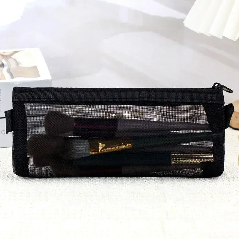 Makeup Brush Travel Case Cosmetic Toiletry Bag Organizer for Men Women Beauty Tools Mesh Kit Pouch Wash Storage Accessories - Lo Shop Desiderato - Makeup Brush Travel Case Cosmetic Toiletry Bag Organizer for Men Women Beauty Tools Mesh Kit Pouch Wash Storage Accessories - Lo Shop Desiderato - 