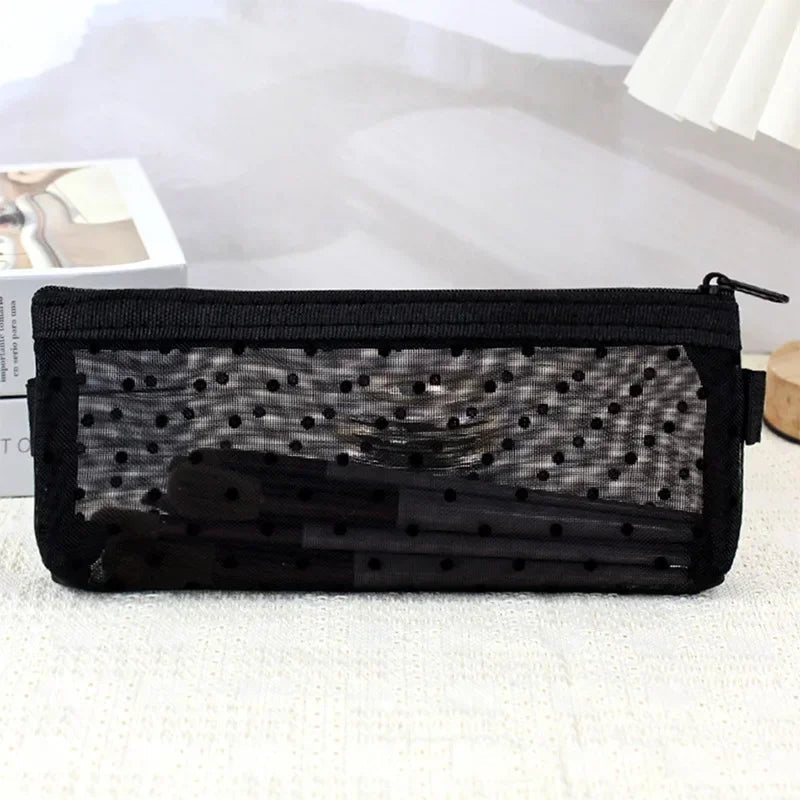 Makeup Brush Travel Case Cosmetic Toiletry Bag Organizer for Men Women Beauty Tools Mesh Kit Pouch Wash Storage Accessories - Lo Shop Desiderato - Makeup Brush Travel Case Cosmetic Toiletry Bag Organizer for Men Women Beauty Tools Mesh Kit Pouch Wash Storage Accessories - Lo Shop Desiderato - 