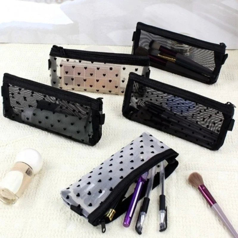 Makeup Brush Travel Case Cosmetic Toiletry Bag Organizer for Men Women Beauty Tools Mesh Kit Pouch Wash Storage Accessories - Lo Shop Desiderato - Makeup Brush Travel Case Cosmetic Toiletry Bag Organizer for Men Women Beauty Tools Mesh Kit Pouch Wash Storage Accessories - Lo Shop Desiderato - 