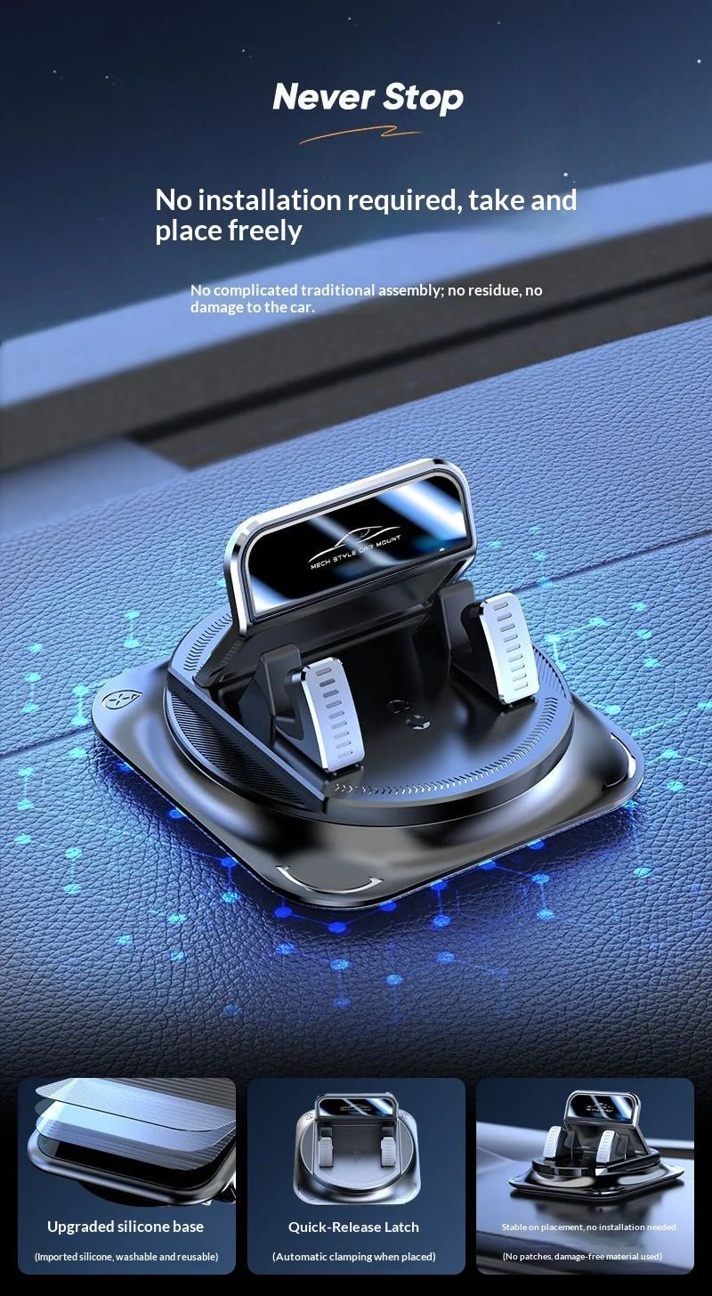 Model Car Phone Holder Specialized for Car Interior Central Console Navigation System Dashboard Anti Slip Phone Support Bracket - Lo Shop Desiderato - Model Car Phone Holder Specialized for Car Interior Central Console Navigation System Dashboard Anti Slip Phone Support Bracket - Lo Shop Desiderato - 