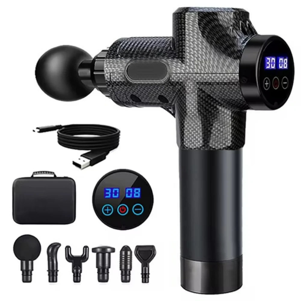 NEW 30 Level Deep Tissue Massage Gun Quiet Electric Muscle Massager Full Body Pain Relief Fitness Relaxation for Men Women - Lo Shop Desiderato - NEW 30 Level Deep Tissue Massage Gun Quiet Electric Muscle Massager Full Body Pain Relief Fitness Relaxation for Men Women - Lo Shop Desiderato - 
