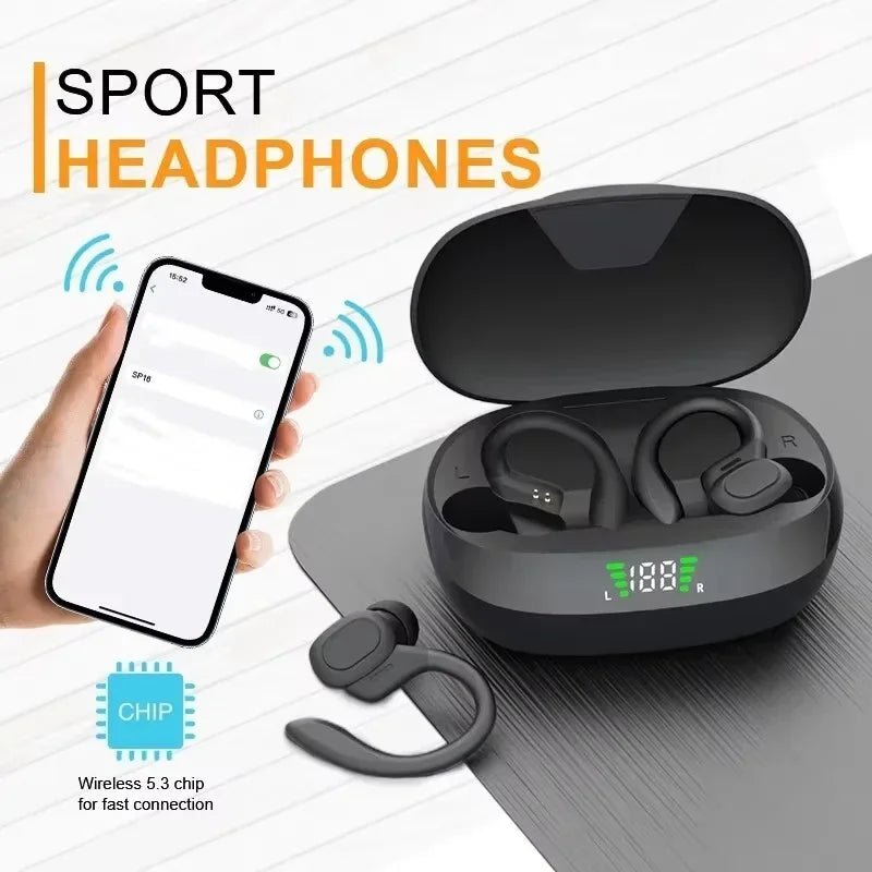 Original Wireless Earphones Ture Wireless Earbuds Ear Hook Sports HiFI Stereo Waterproof Headset With Mic TWS Headphone - Lo Shop Desiderato - Original Wireless Earphones Ture Wireless Earbuds Ear Hook Sports HiFI Stereo Waterproof Headset With Mic TWS Headphone - Lo Shop Desiderato - 