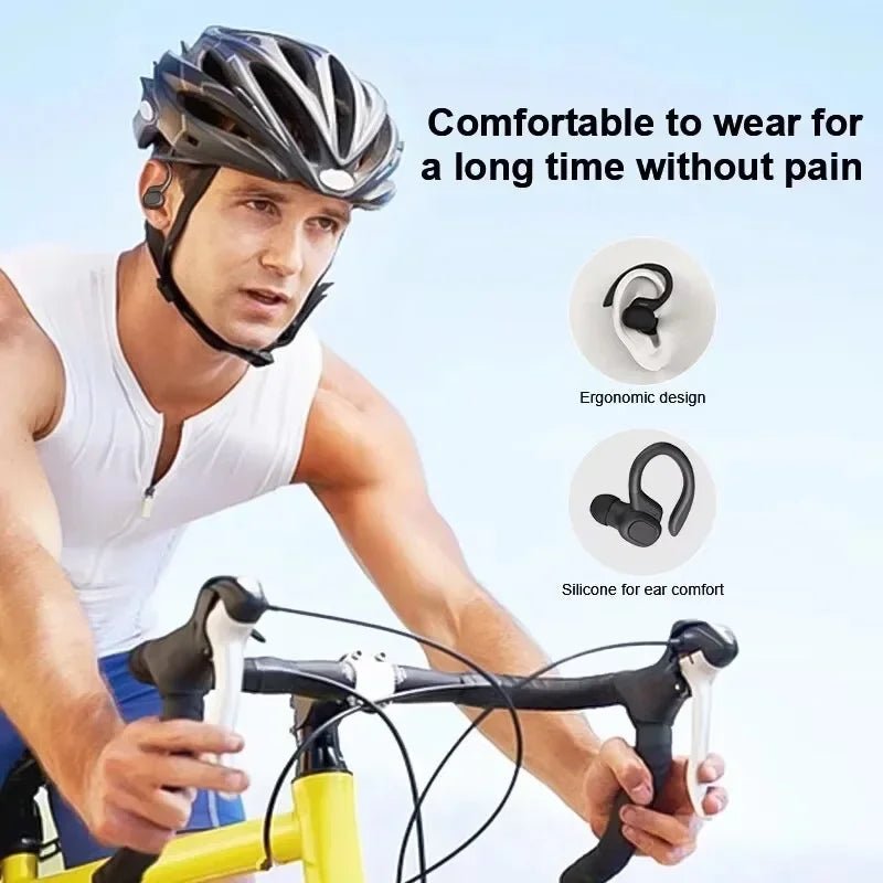 Original Wireless Earphones Ture Wireless Earbuds Ear Hook Sports HiFI Stereo Waterproof Headset With Mic TWS Headphone - Lo Shop Desiderato - Original Wireless Earphones Ture Wireless Earbuds Ear Hook Sports HiFI Stereo Waterproof Headset With Mic TWS Headphone - Lo Shop Desiderato - 