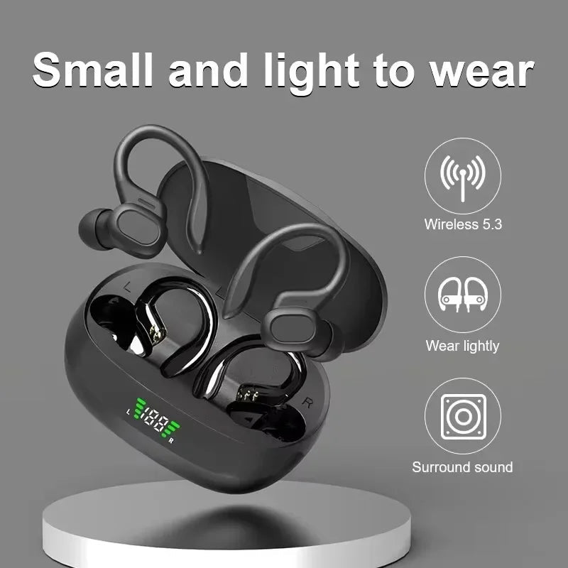 Original Wireless Earphones Ture Wireless Earbuds Ear Hook Sports HiFI Stereo Waterproof Headset With Mic TWS Headphone - Lo Shop Desiderato - Original Wireless Earphones Ture Wireless Earbuds Ear Hook Sports HiFI Stereo Waterproof Headset With Mic TWS Headphone - Lo Shop Desiderato - 