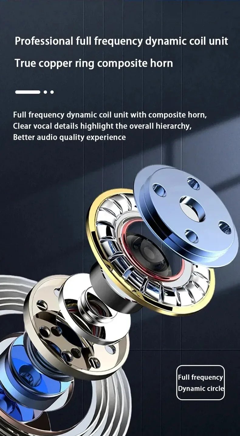 Original Wireless Earphones Ture Wireless Earbuds Ear Hook Sports HiFI Stereo Waterproof Headset With Mic TWS Headphone - Lo Shop Desiderato - Original Wireless Earphones Ture Wireless Earbuds Ear Hook Sports HiFI Stereo Waterproof Headset With Mic TWS Headphone - Lo Shop Desiderato - 