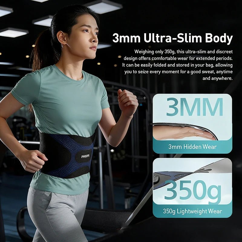 PHILIP Intelligent Massage Belt 3 Modes Of Heating Massage Abdominal Training Belt Adjustable Men's Women's Fitness Shaping Belt - Lo Shop Desiderato - PHILIP Intelligent Massage Belt 3 Modes Of Heating Massage Abdominal Training Belt Adjustable Men's Women's Fitness Shaping Belt - Lo Shop Desiderato - 
