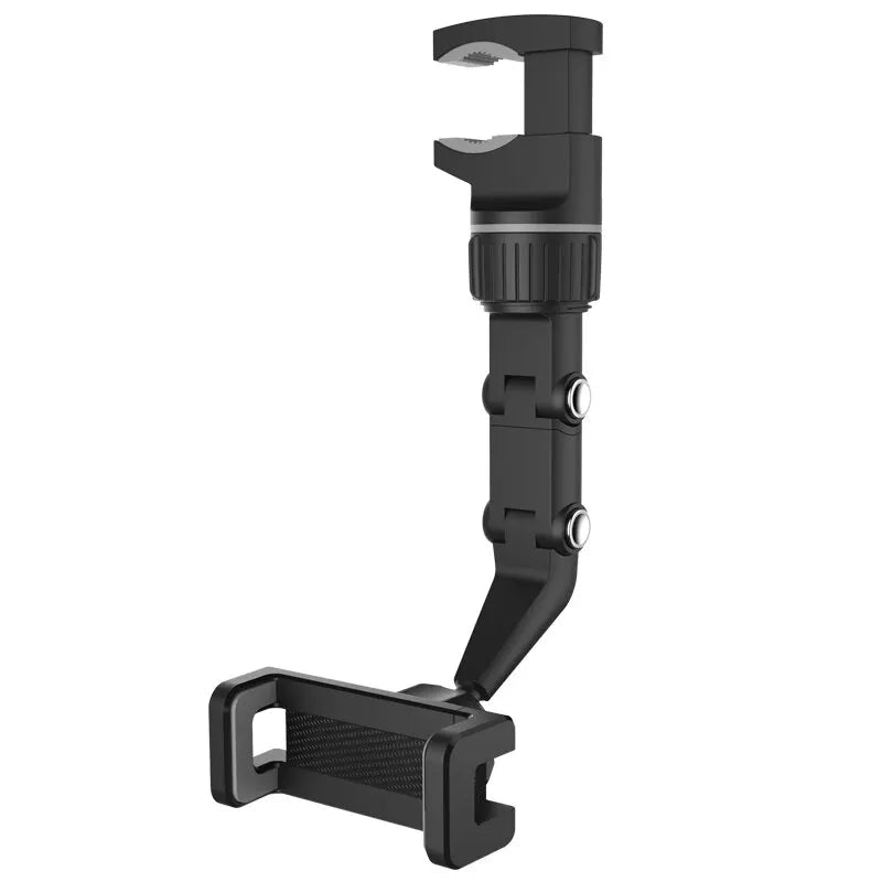 Rearview Mirror Phone Holder 360° Rotatable and Retractable Car Phone Mount Multifunctional Rear View Mirror Holder for All Car - Lo Shop Desiderato - Rearview Mirror Phone Holder 360° Rotatable and Retractable Car Phone Mount Multifunctional Rear View Mirror Holder for All Car - Lo Shop Desiderato - 