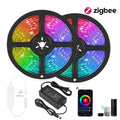 Tuya Zigbee RGB LED Strip 12V 1m 2m 3m 4m 5m 10m Dimmable Lamp Waterproof Lights Band Kit Smart Life APP fr Alexa Home assistant - Lo Shop Desiderato - Tuya Zigbee RGB LED Strip 12V 1m 2m 3m 4m 5m 10m Dimmable Lamp Waterproof Lights Band Kit Smart Life APP fr Alexa Home assistant - Lo Shop Desiderato - 